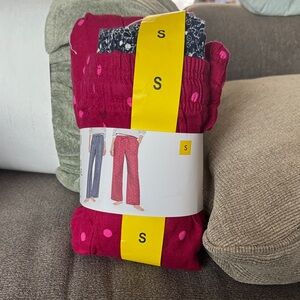 Pink Polka Dot Pajama Pants